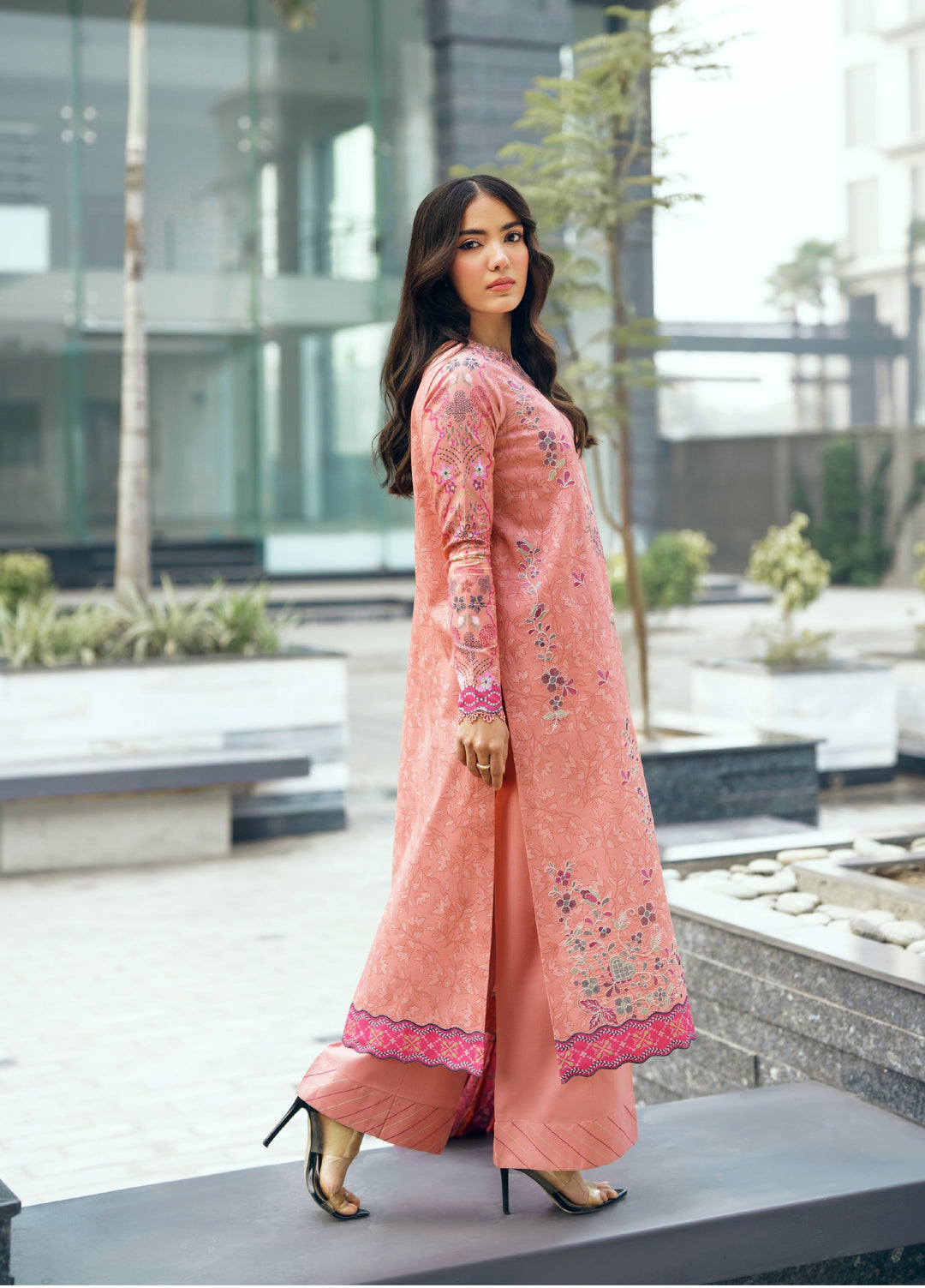 Zync by Florent Unstitched Embroidered Lawn 3 Piece Suit FL26ZU FZ-6A - Summer Collection