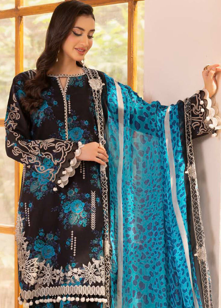 Infinity by Charizma Unstitched Embroidered Lawn 3 Piece Suit CHR26UIL IN6-06 - Casual Collection