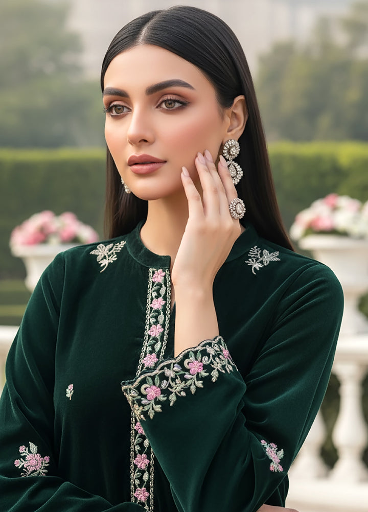 Lakhany Womens Pret Embroidered Velvet 1 Piece LG-UB-0250-W-EMB-1P - Festive Collection