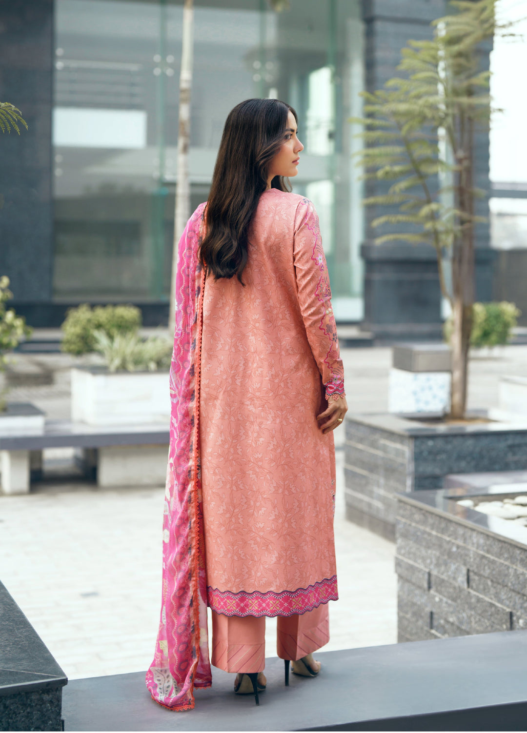 Zync by Florent Unstitched Embroidered Lawn 3 Piece Suit FL26ZU FZ-6A - Summer Collection