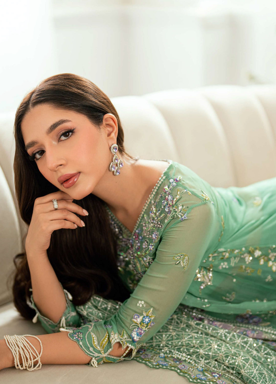 Shaam Shandar By Mushq Luxury Chiffon Unstitched 3 Piece Suits MQ25SC D-8 Adaa - Festive Collection