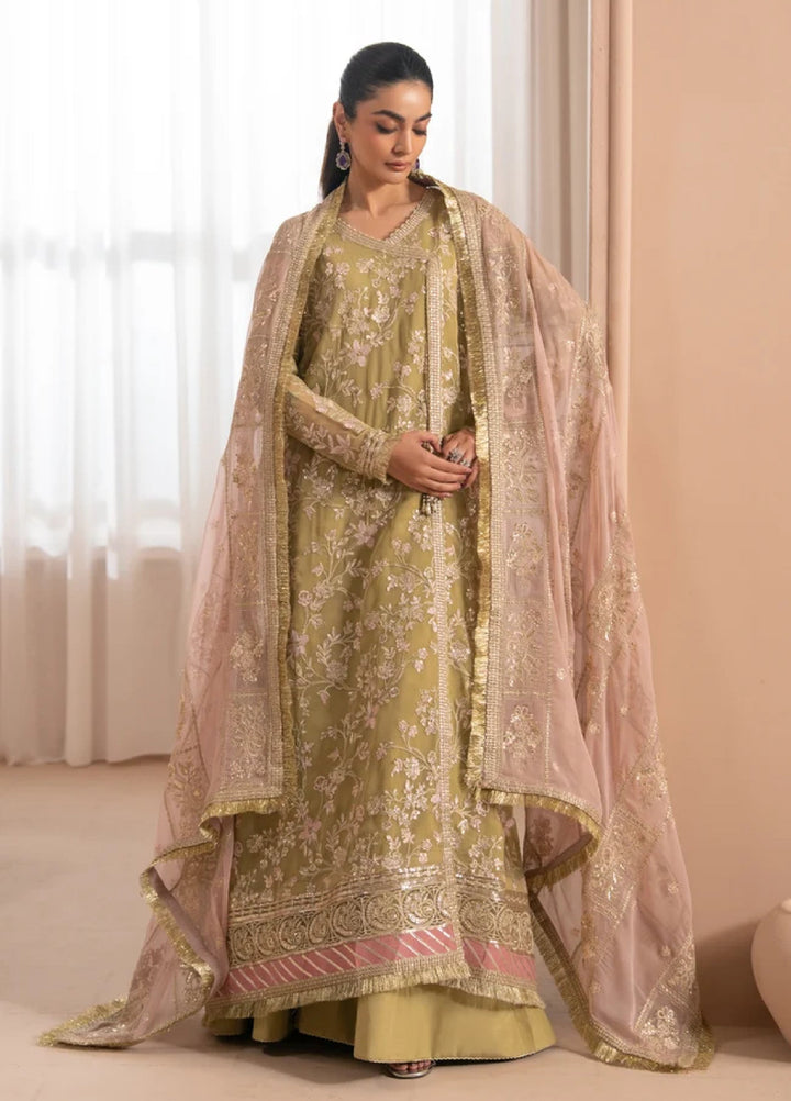 Xenia Formals Unstitched Embroidered Chiffon 3 Piece Suit Nivvi XF-1158 - Festive Collection