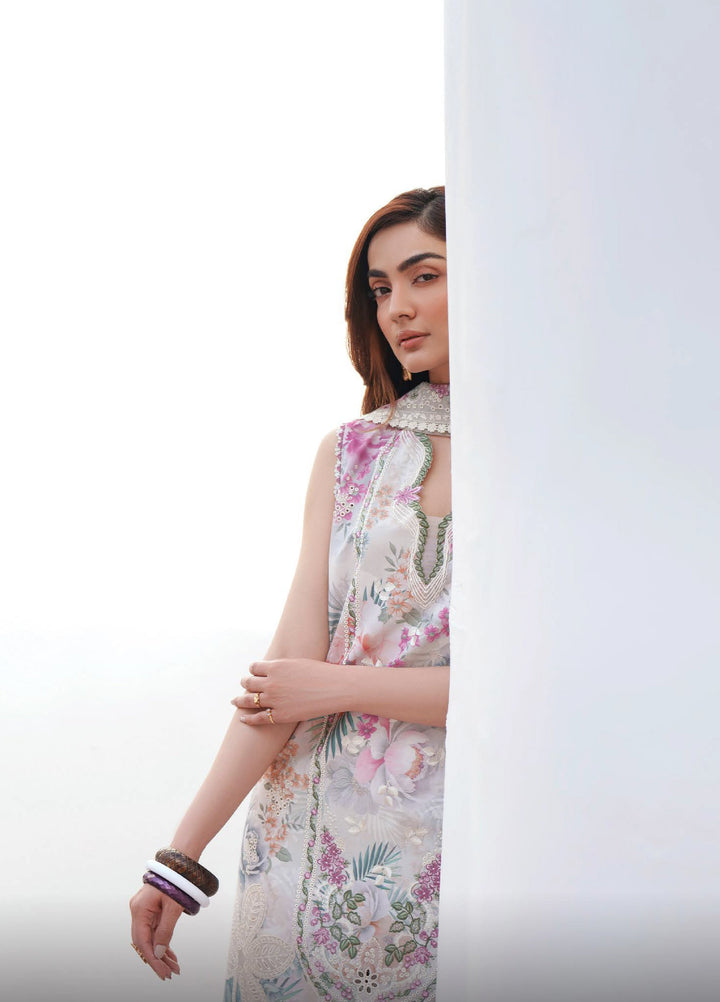 Sunspell by Afrozeh Unstitched Embroidered Lawn 3 Piece Suit AF26USL AUREMYST ZWU-0117-3PO - Festive Collection