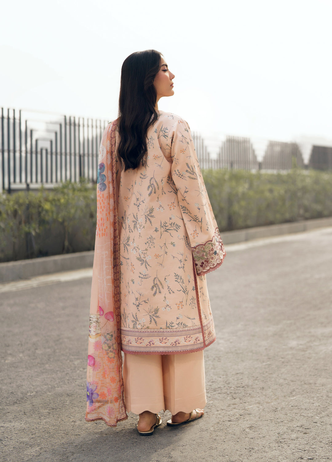 Zync by Florent Unstitched Embroidered Lawn 3 Piece Suit FL26ZU FZ-3A - Summer Collection