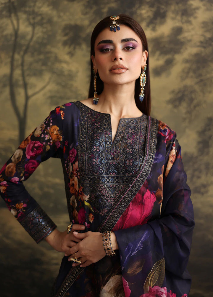 Rehana by Humjoli Pret Embroidered Lawn 3 Piece Blue Days - Festive Collection