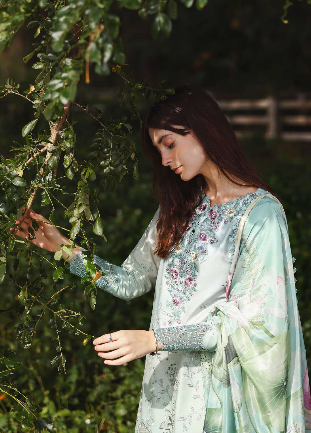 Solace by Mushq Unstitched Chikankari Lawn 3 Piece Suit MU26ULS Tranquil Muse MUNSS260208 - Festive Collection