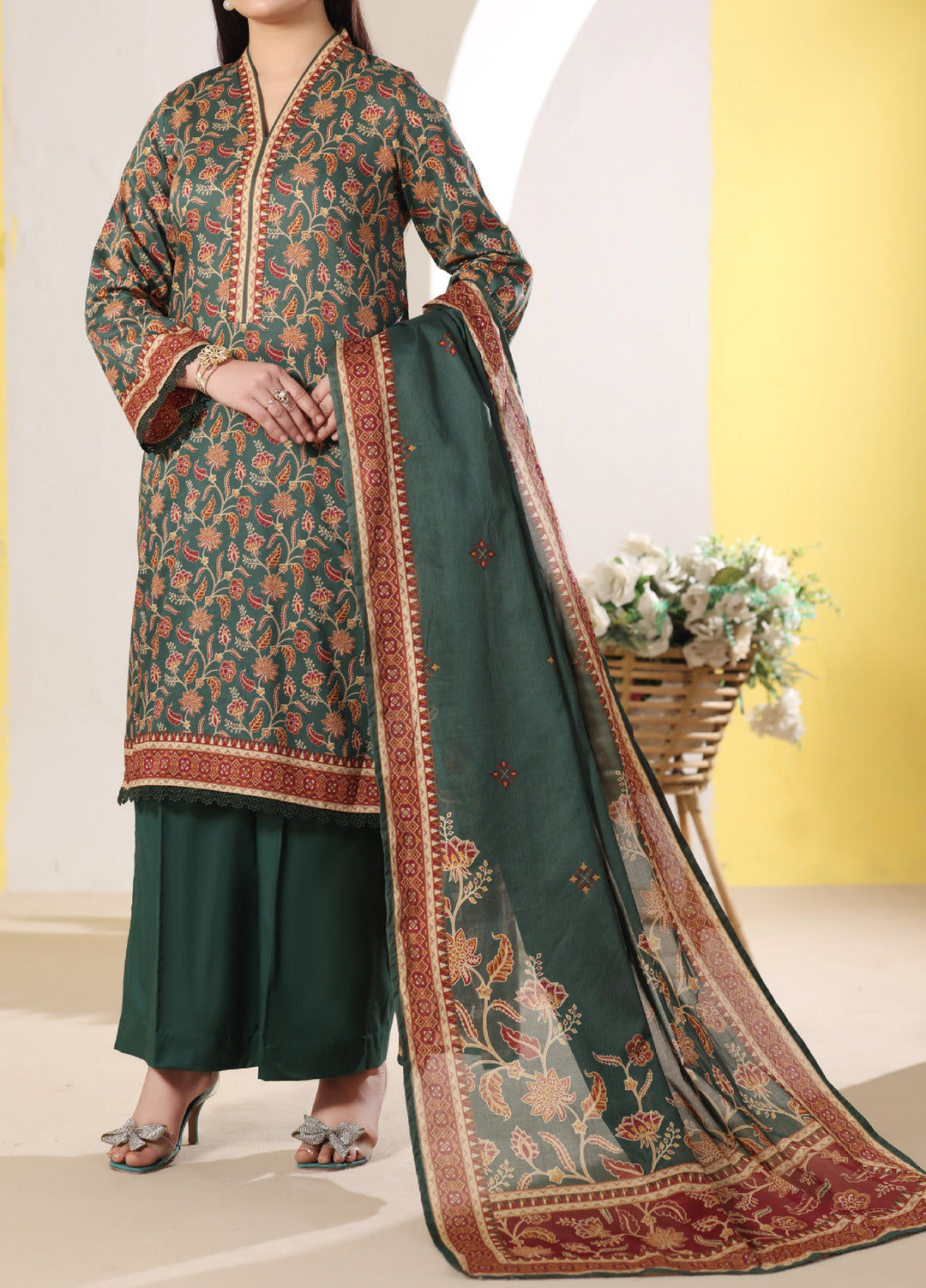 Daman Exclusive by VS Textiles Unstitched Printed Lawn 3 Piece Suit VS26UDE V2: 791 - Summer Collection