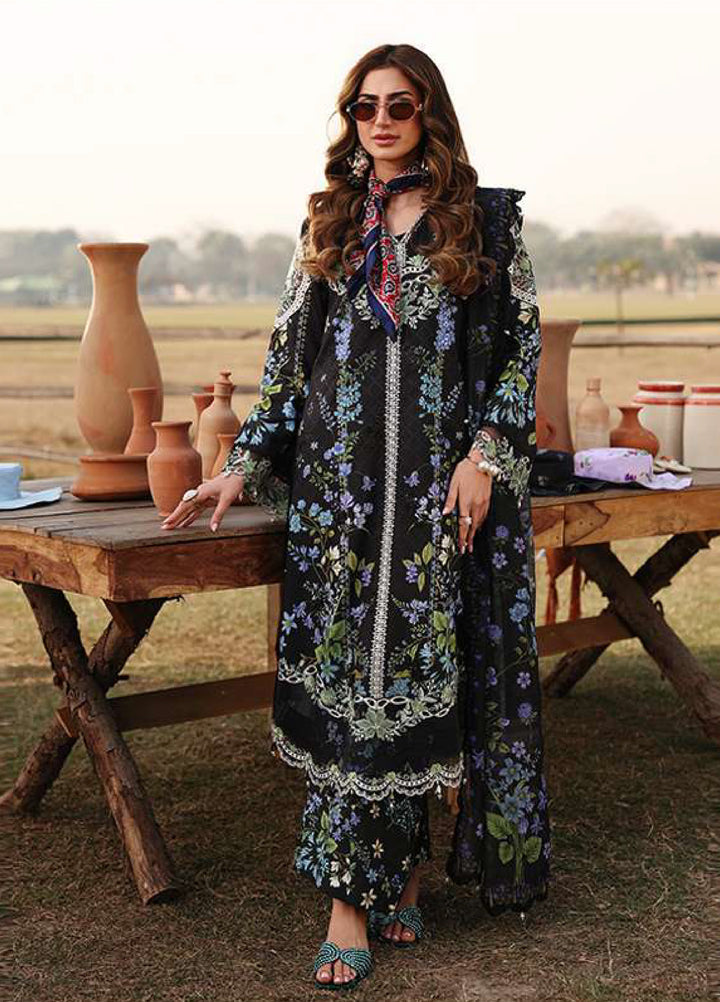 Sardinia Unstitched Embroidered Lawn 3 Piece Suit SRD26ULF D-3 DUSK - Festive Collection