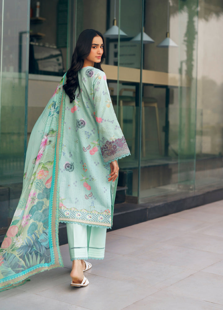 Zync by Florent Unstitched Embroidered Lawn 3 Piece Suit FL26ZU FZ-5B - Summer Collection