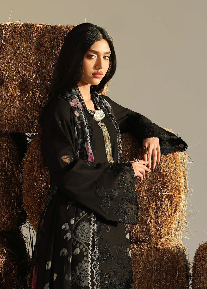 Raha by Nureh Unstitched Embroidered Lawn Doria 3 Piece Suit NU26ULR NE-251 - Summer Collection