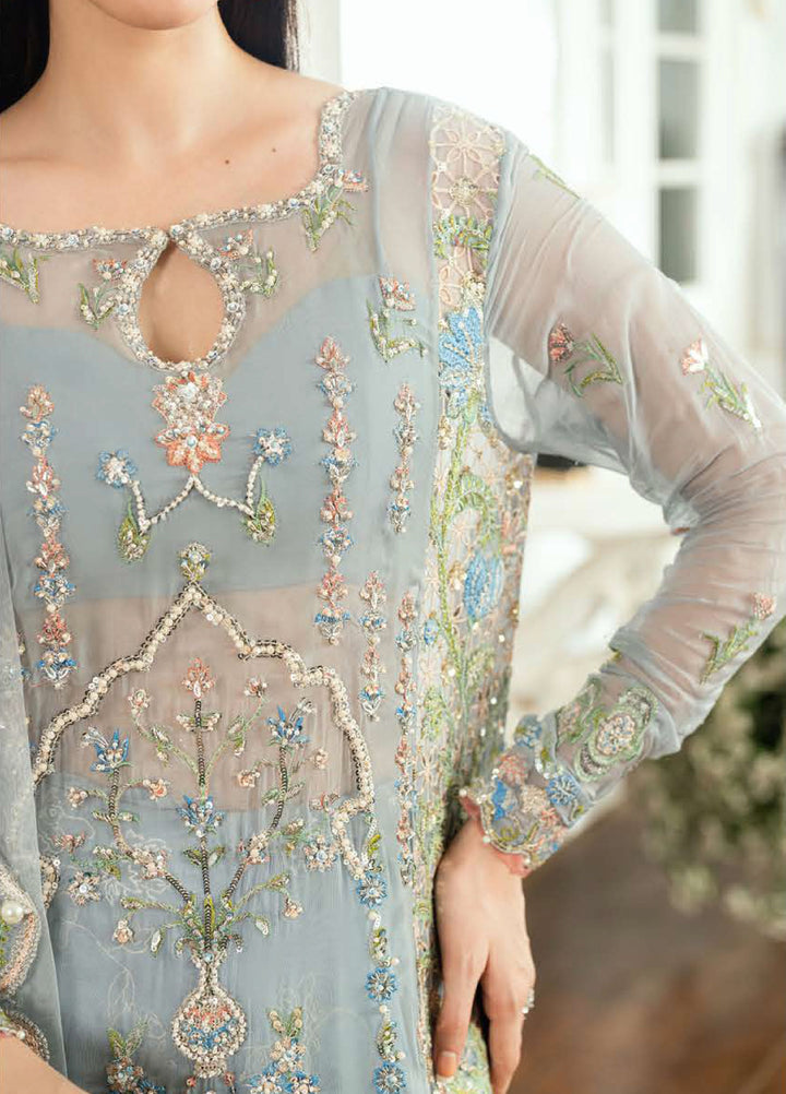 Shaam Shandar By Mushq Luxury Chiffon Unstitched 3 Piece Suits MQ25SC D-5 Jashn e jahanara - Festive Collection