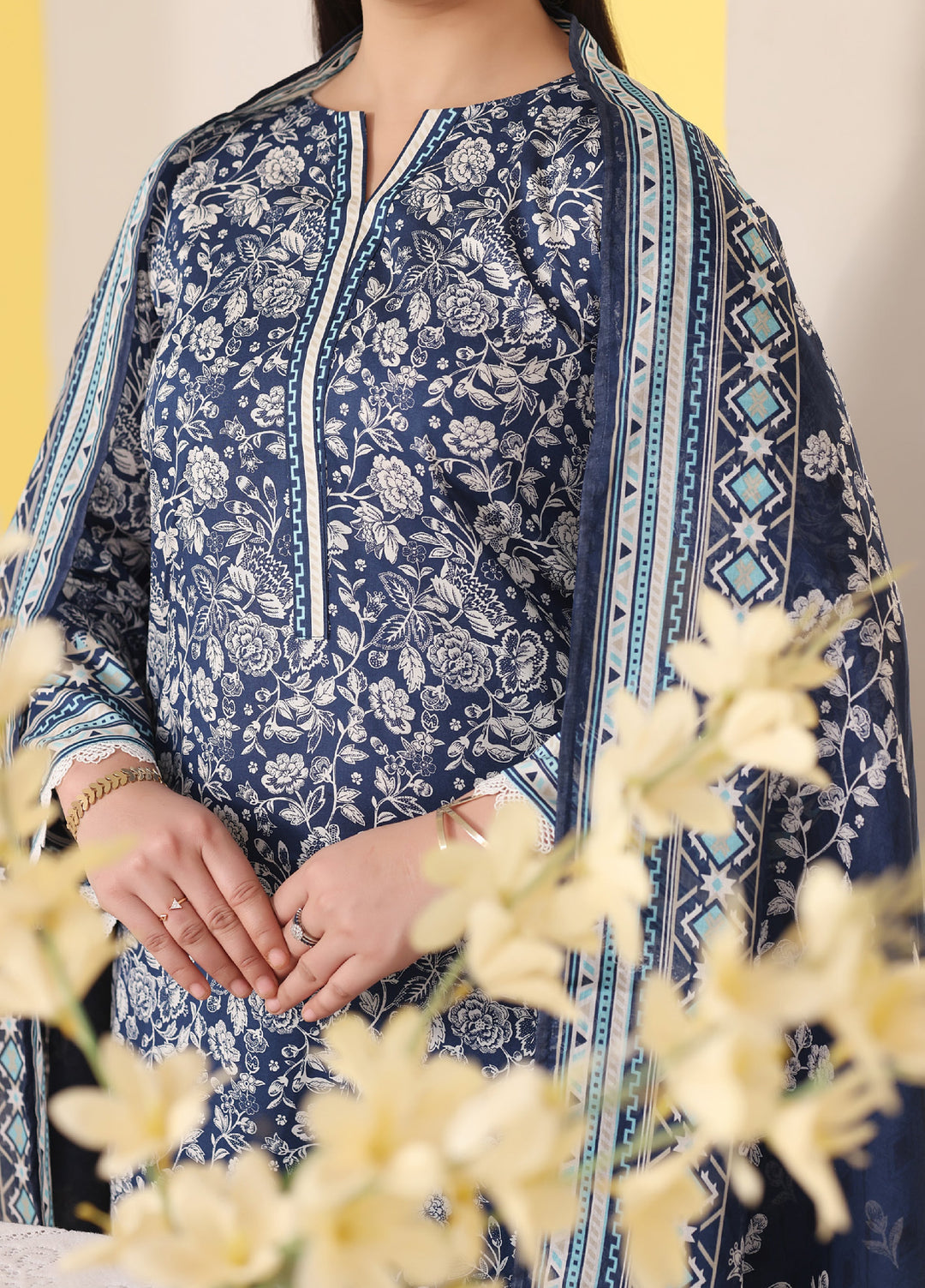 Daman Exclusive by VS Textiles Unstitched Printed Lawn 3 Piece Suit VS26UDE V2: 788 - Summer Collection