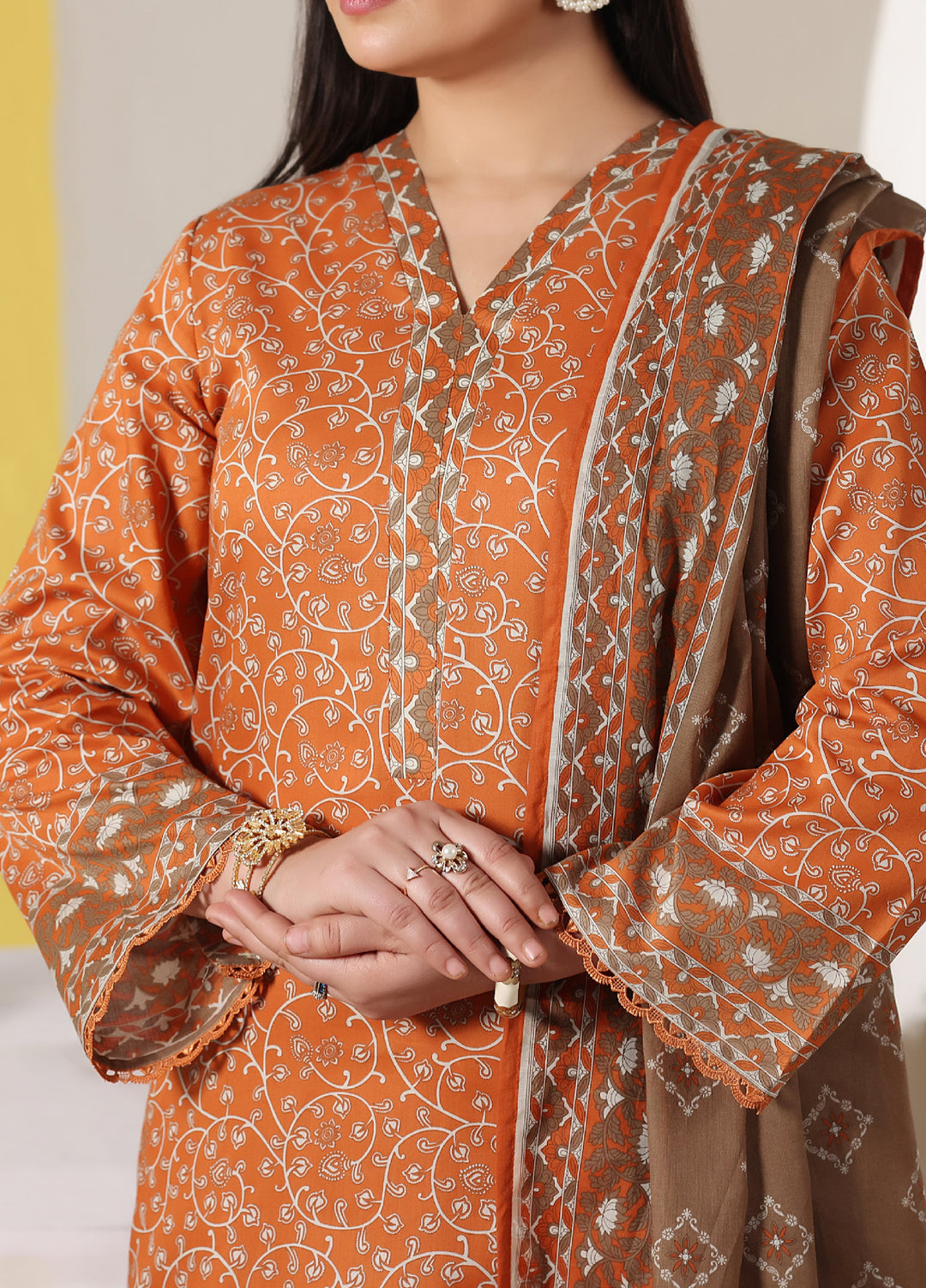 Daman Exclusive by VS Textiles Unstitched Printed Lawn 3 Piece Suit VS26UDE V2: 797 - Summer Collection