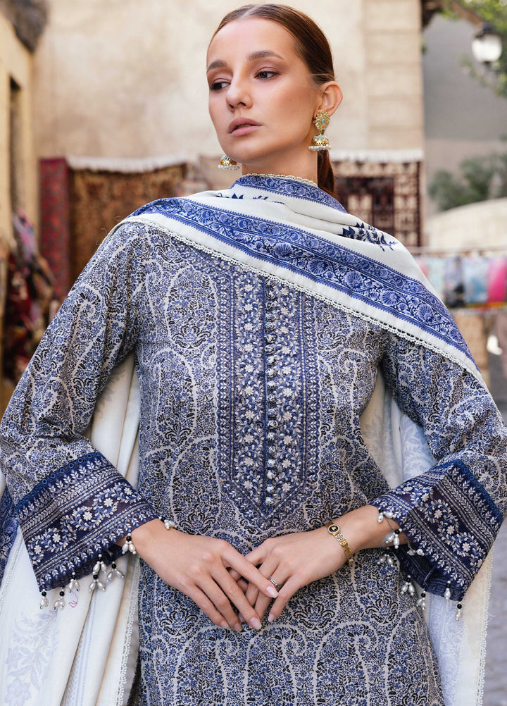 Meerak Pret Embroidered Khaddar 3 Piece Irina - Winter Collection