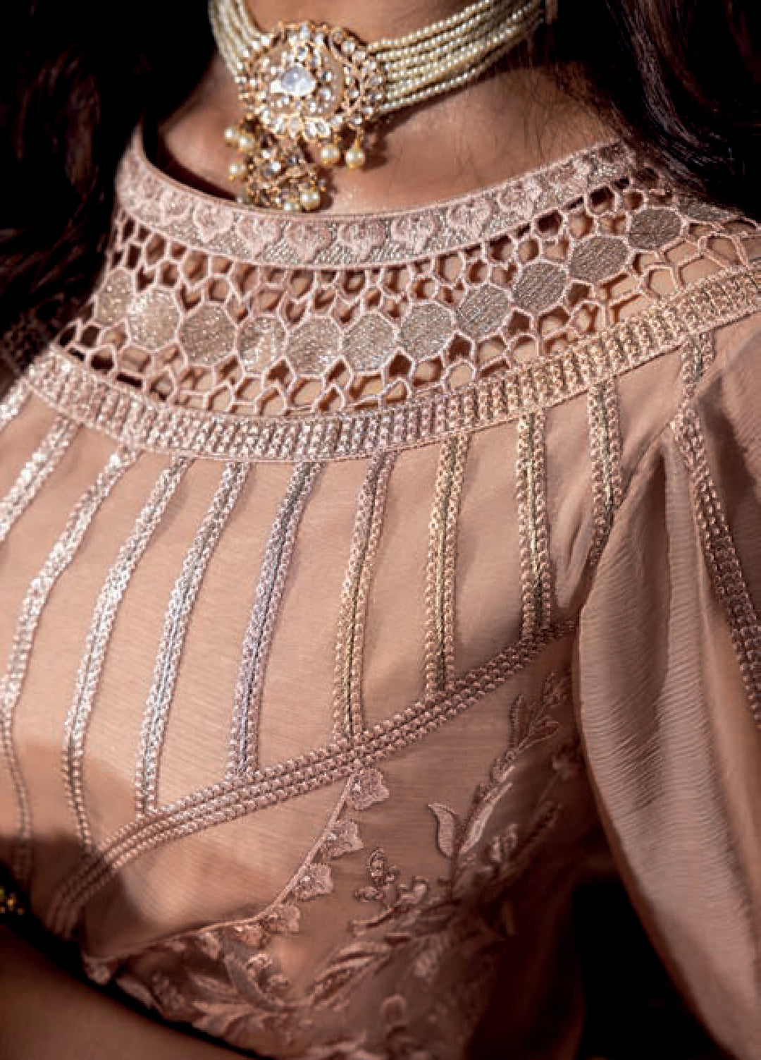 Aura by Zebtan Embroidered Chiffon Suits Unstitched 3 Piece ZB25AF AR-02 - Festive Collection