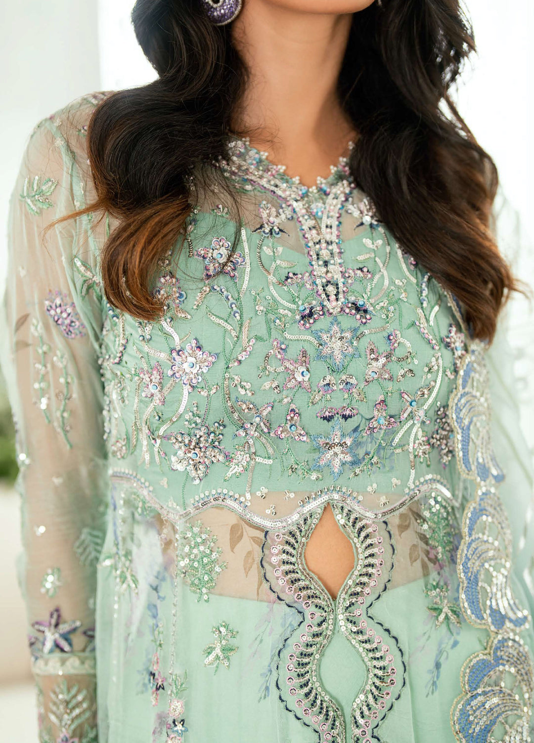 Shaam Shandar By Mushq Luxury Chiffon Unstitched 3 Piece Suits MQ25SC D-7 Sitara - Festive Collection