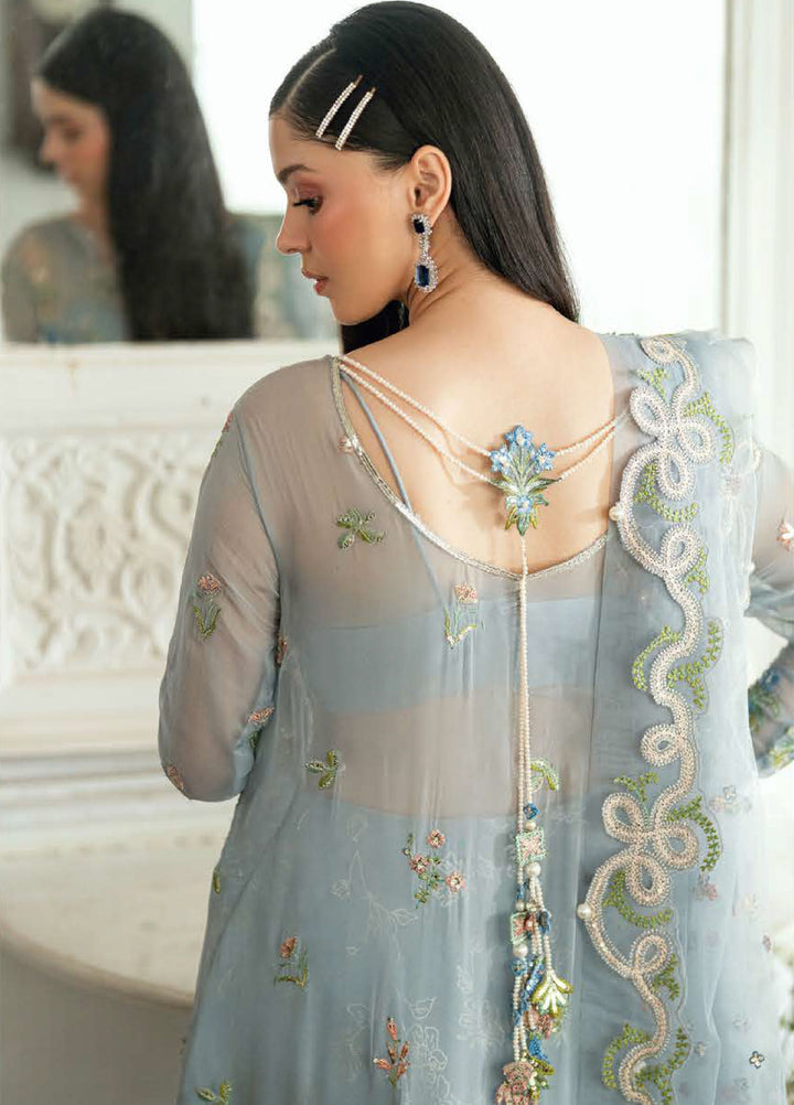 Shaam Shandar By Mushq Luxury Chiffon Unstitched 3 Piece Suits MQ25SC D-5 Jashn e jahanara - Festive Collection