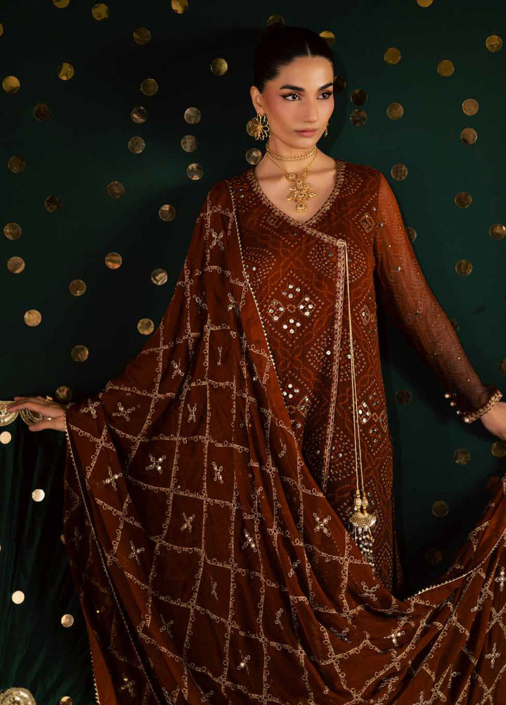Mukeshkari by Nureh Unstitched Embroidered Chiffon 3 Piece Suit NU26UM MK- 19 - Festive Collection