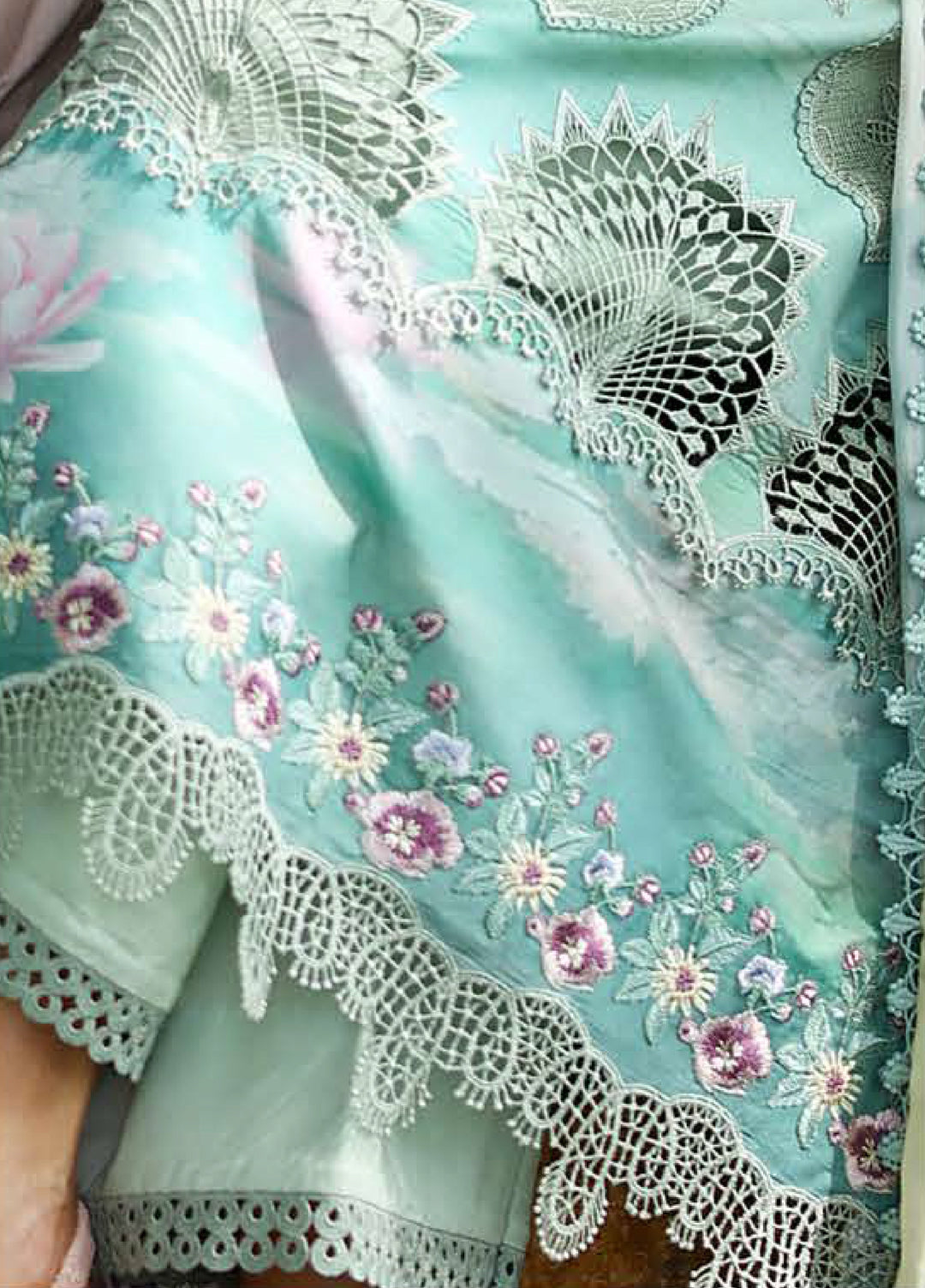 Solace by Mushq Unstitched Chikankari Lawn 3 Piece Suit MU26ULS Tranquil Muse MUNSS260208 - Festive Collection