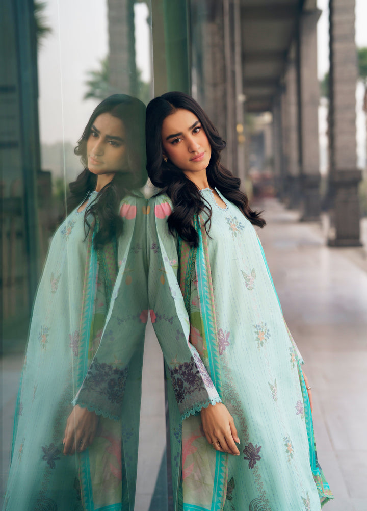 Zync by Florent Unstitched Embroidered Lawn 3 Piece Suit FL26ZU FZ-5B - Summer Collection