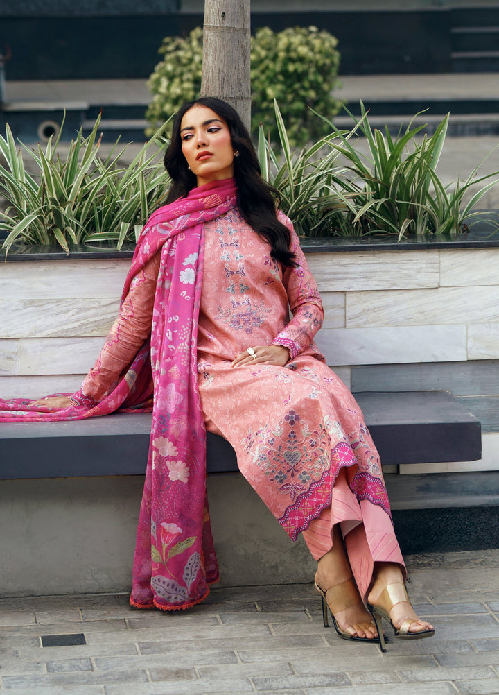 Zync by Florent Unstitched Embroidered Lawn 3 Piece Suit FL26ZU FZ-6A - Summer Collection