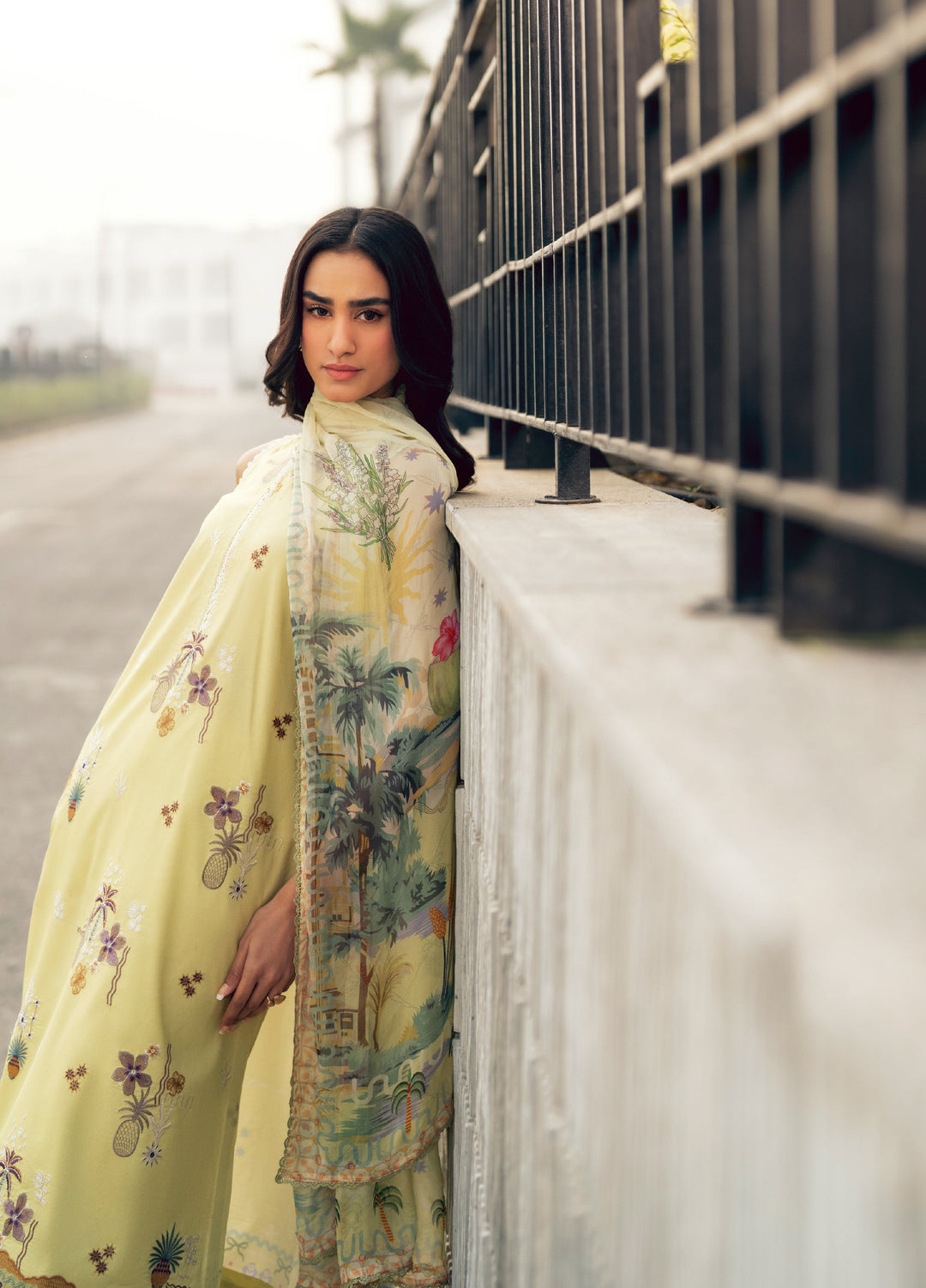 Zync by Florent Unstitched Embroidered Lawn 3 Piece Suit FL26ZU FZ-4A - Summer Collection