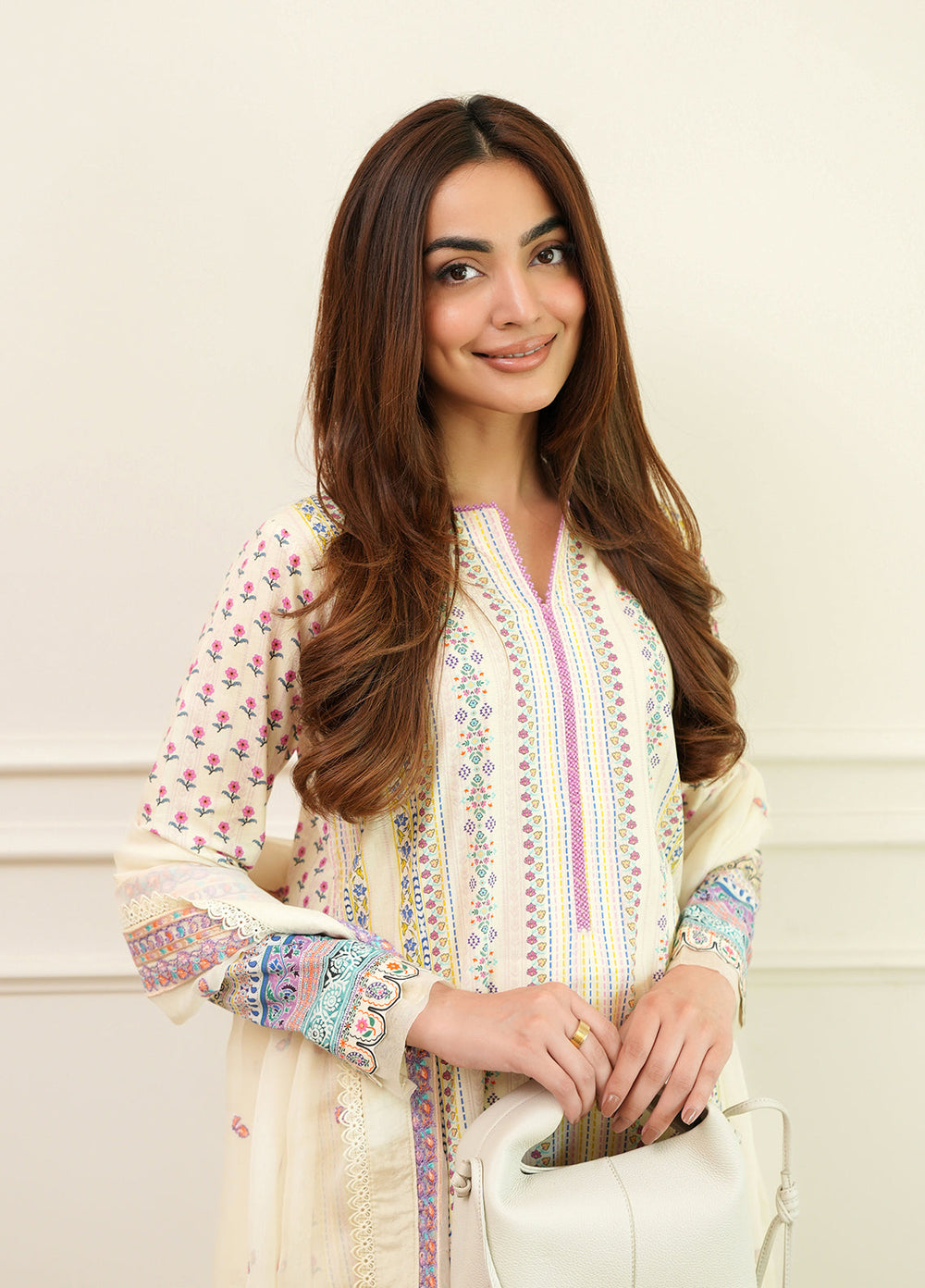 Virelle by Sahane Unstitched Printed Lawn 3 Piece Suit CG50003 Daisy - Casual Collection