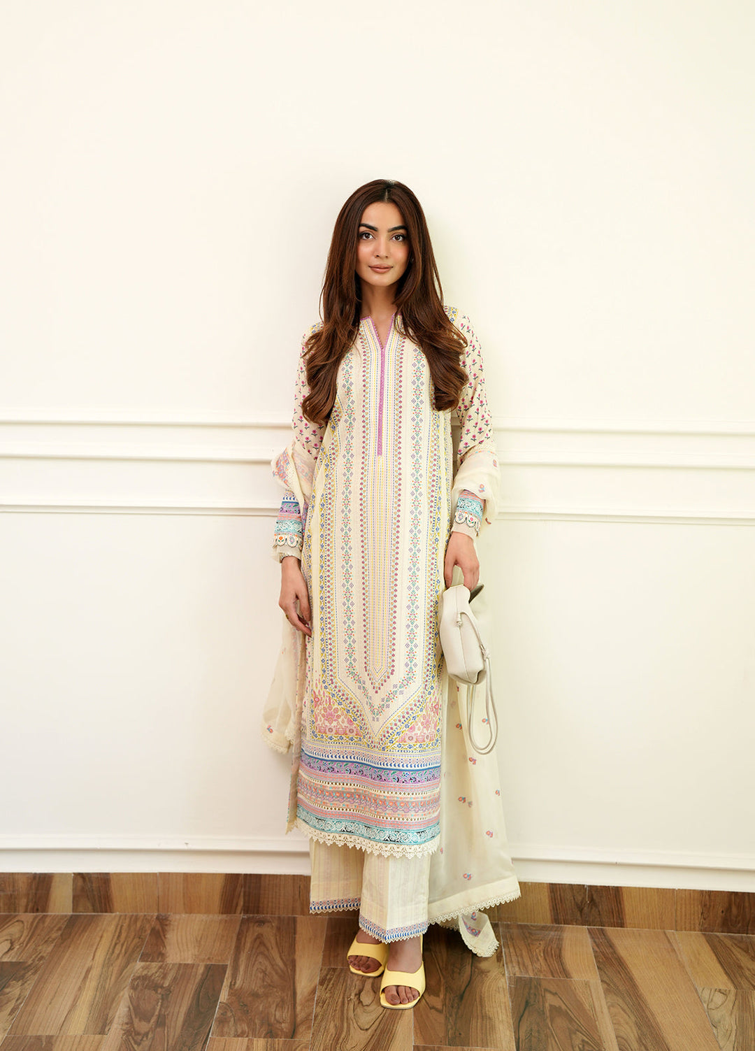 Virelle by Sahane Unstitched Printed Lawn 3 Piece Suit CG50003 Daisy - Casual Collection