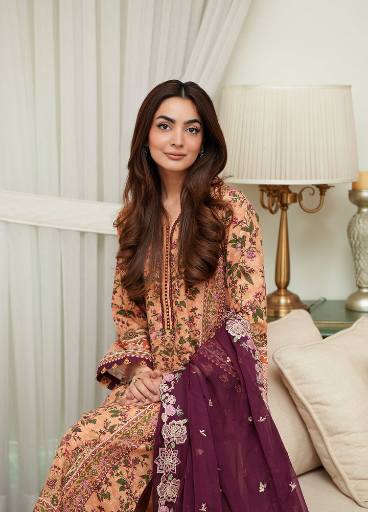 Virelle by Sahane Unstitched Printed Lawn 3 Piece Suit CG50001 Wildflower - Casual Collection