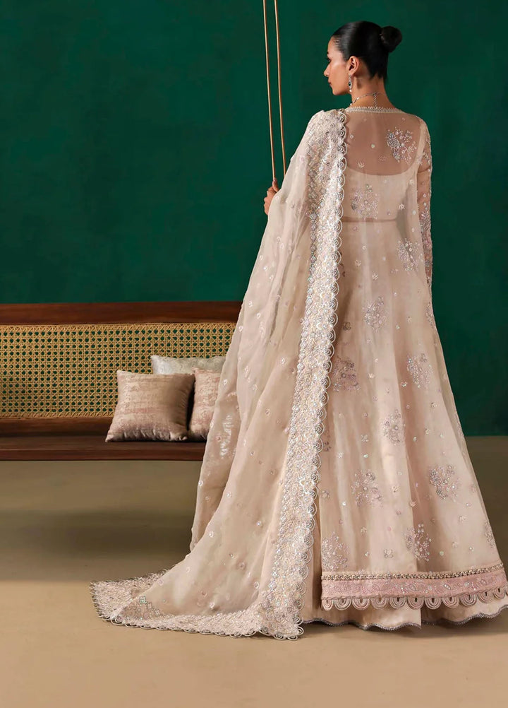 Sable Vogue Embroidered Organza Suits Unstitched 3 Piece SV25UF FC-04-25 - Festive Collection