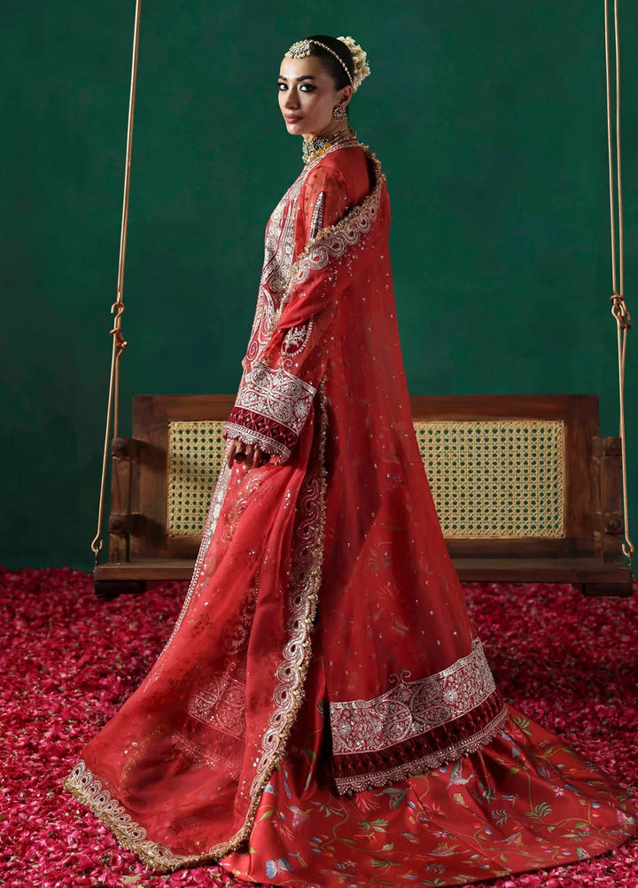 Sable Vogue Embroidered Organza Suits Unstitched 3 Piece SV25UF FC-02-25 - Festive Collection
