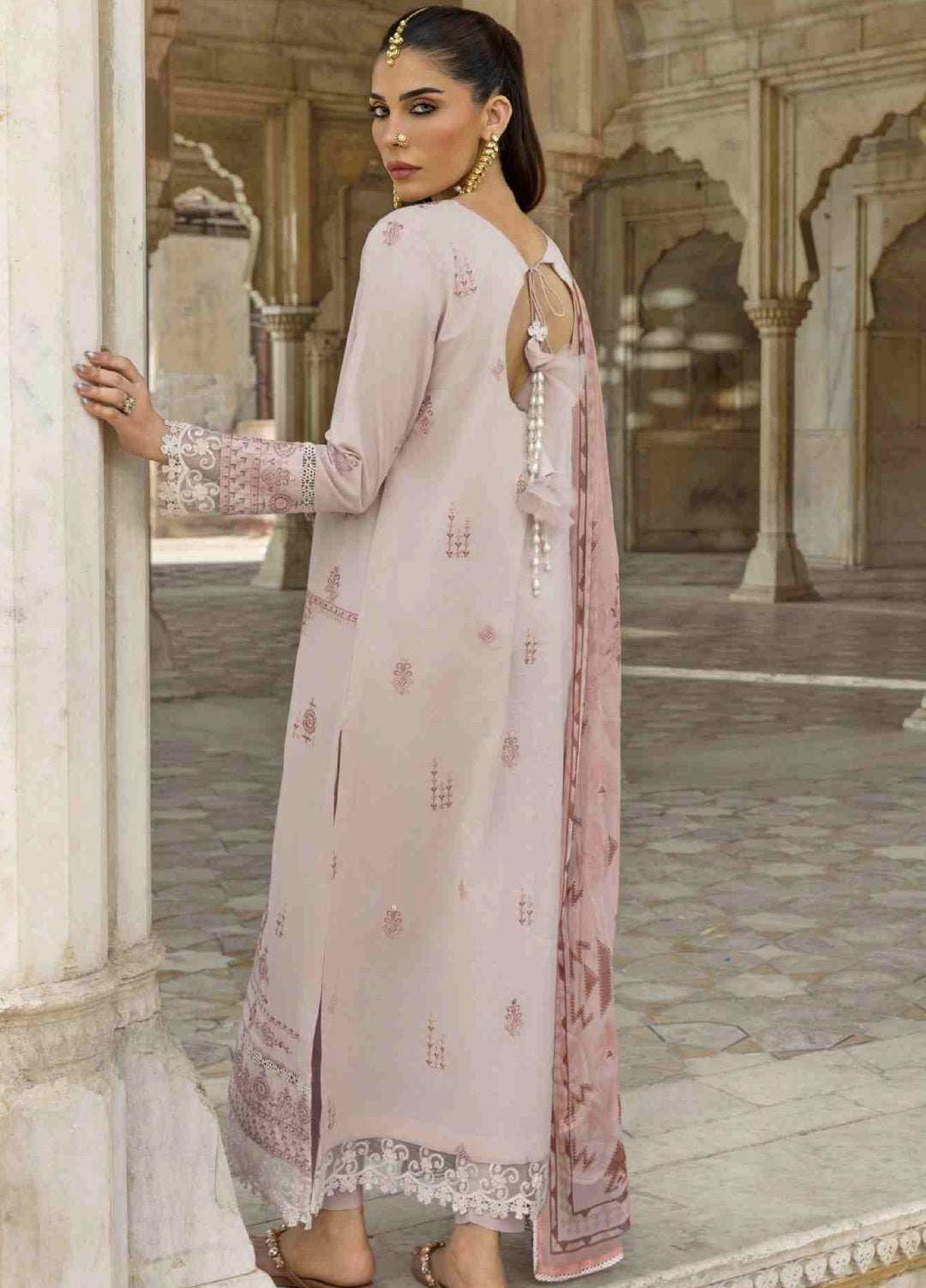 Manzil by Rashid Textiles Unstitched Embroidered Lawn 3 Piece Suit RT26UML D-579 - Casual Collection