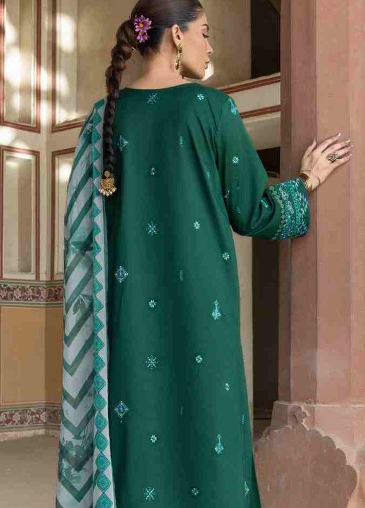 Manzil by Rashid Textiles Unstitched Embroidered Lawn 3 Piece Suit RT26UML D-574 - Casual Collection