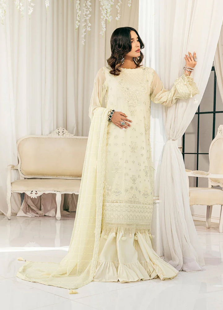 Signature by Salitex Embroidered Chiffon Suits Unstitched 3 Piece SUNS7CH038UT - Summer Collection