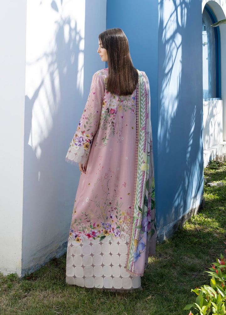 Santorini by Elaf Unstitched Lawn Printed 3 Piece Suit EL26US EPN-02 ANGEL - Summer Collection