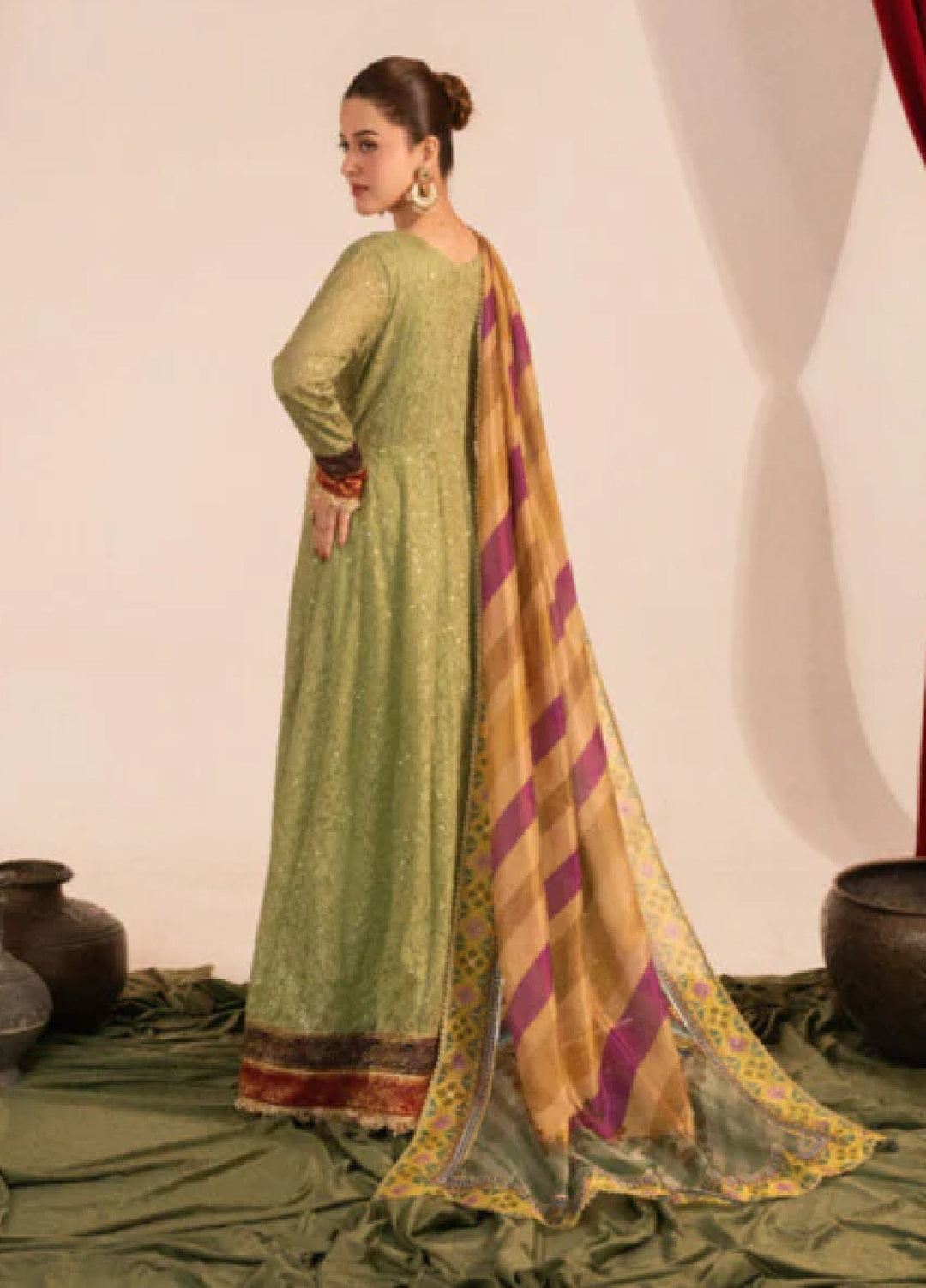 Zaaviay Mint Oasis Chikankari Suits Pret 3 Piece Festive Collection