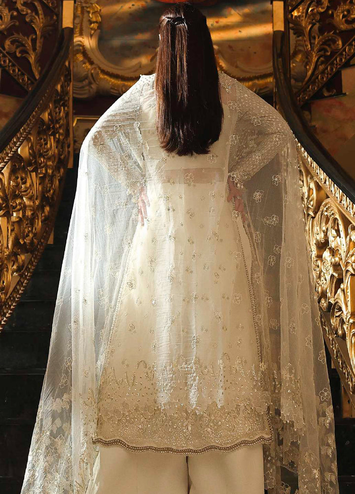 Stardom by Elaf Unstitched Luxury Formals Embroidered Organza 3 Piece Suits  EL25SF D-ESH-01 Celestia - Formal Collection