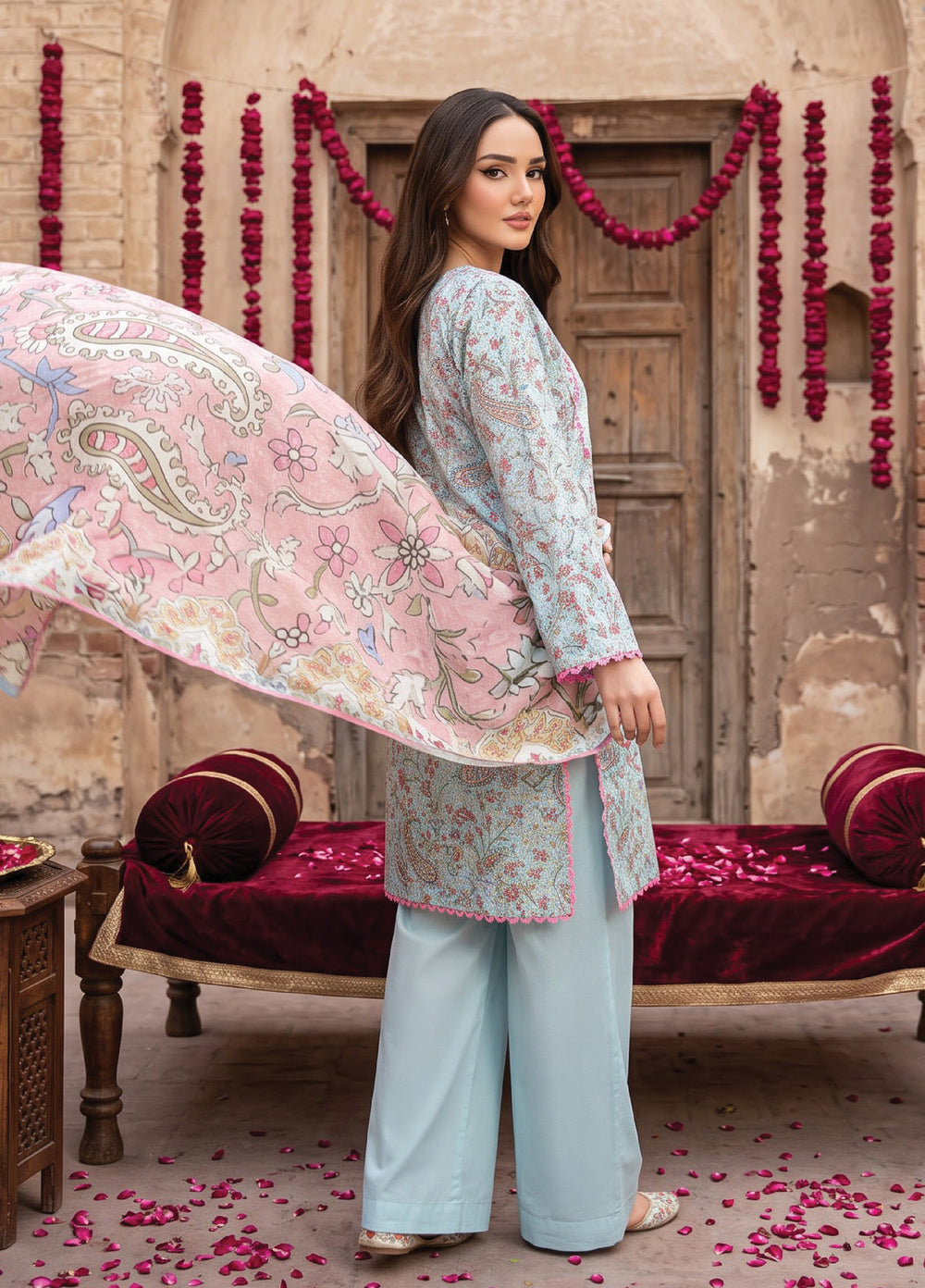 Regalia Textiles Women RTW Printed Lawn 3 Piece Suit RG26PPL D-03 - Casual Collection