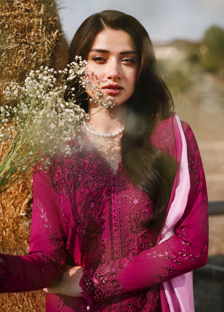 Azure Unstitched Embroidered Luxury Lawn 3 Piece Suit AZ26UAL 79 Barbella - Eid Collection