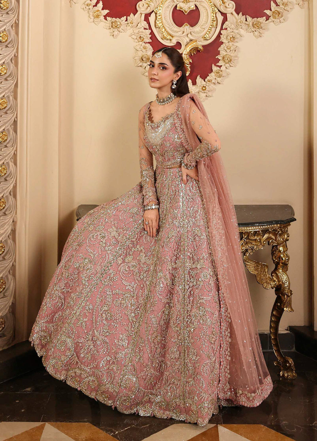 Stardom by Elaf Unstitched Luxury Formals Embroidered Net 3 Piece Suits  EL25SF D-ESH-02 Glamorous - Formal Collection