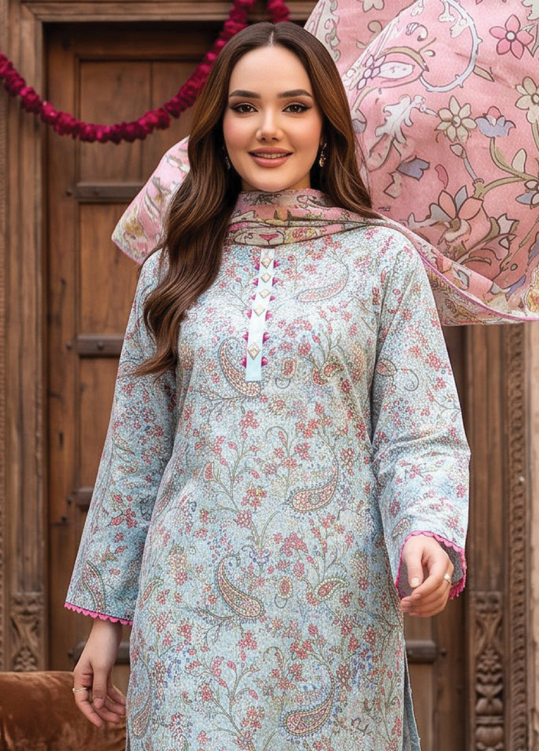 Regalia Textiles Women RTW Printed Lawn 3 Piece Suit RG26PPL D-03 - Casual Collection