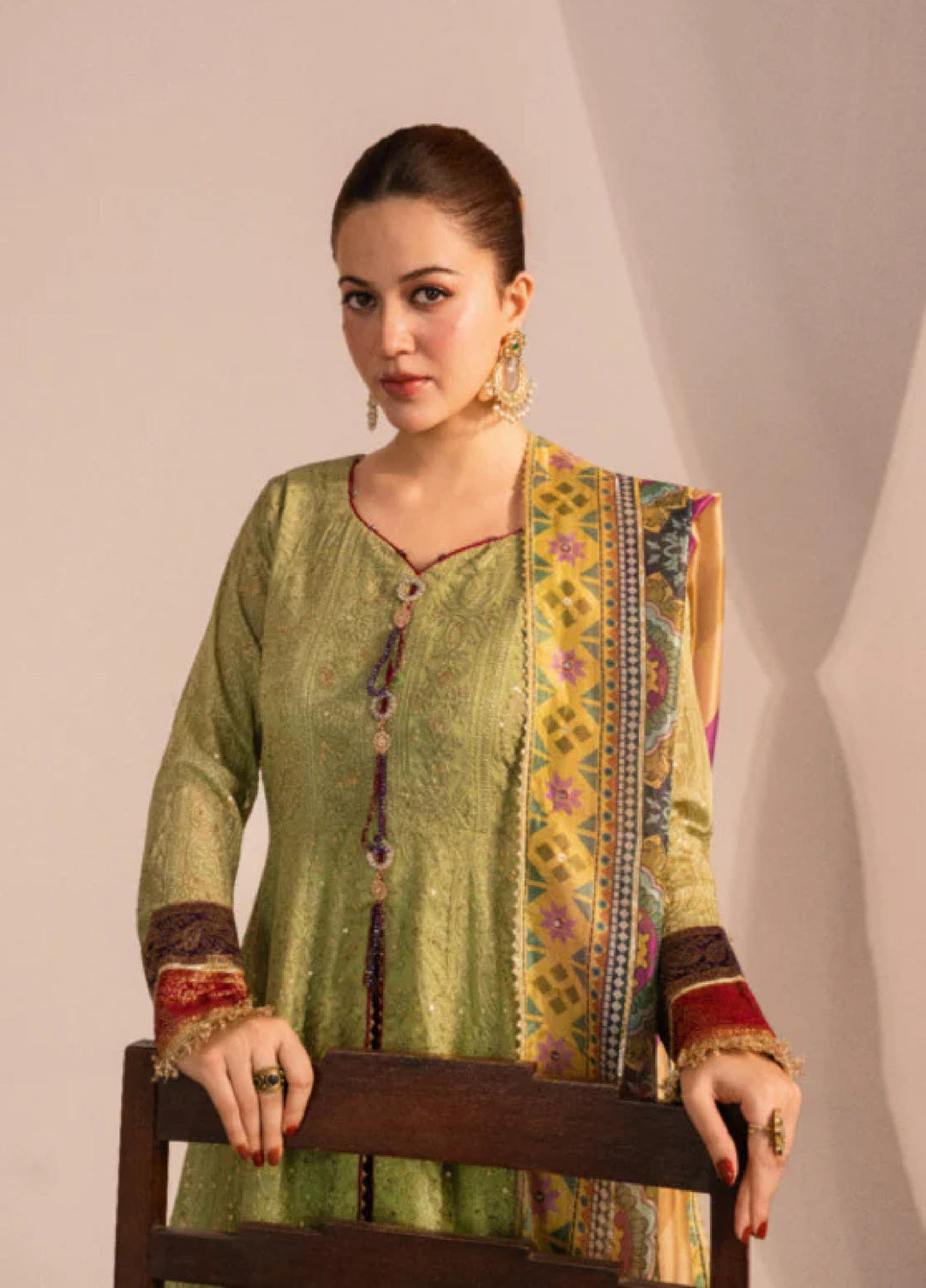 Zaaviay Mint Oasis Chikankari Suits Pret 3 Piece Festive Collection