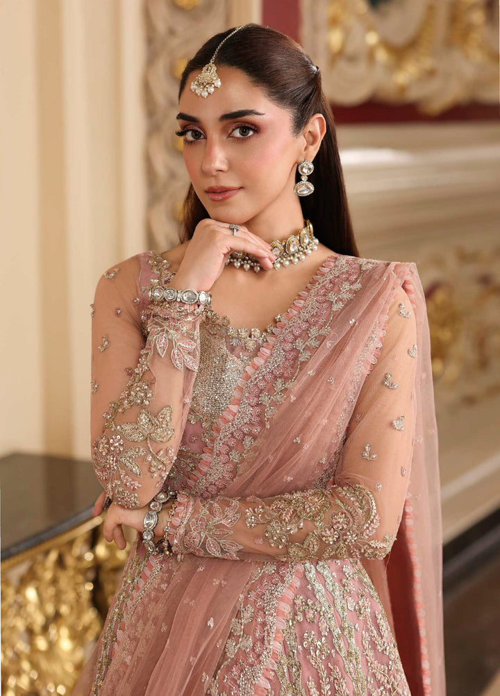 Stardom by Elaf Unstitched Luxury Formals Embroidered Net 3 Piece Suits  EL25SF D-ESH-02 Glamorous - Formal Collection