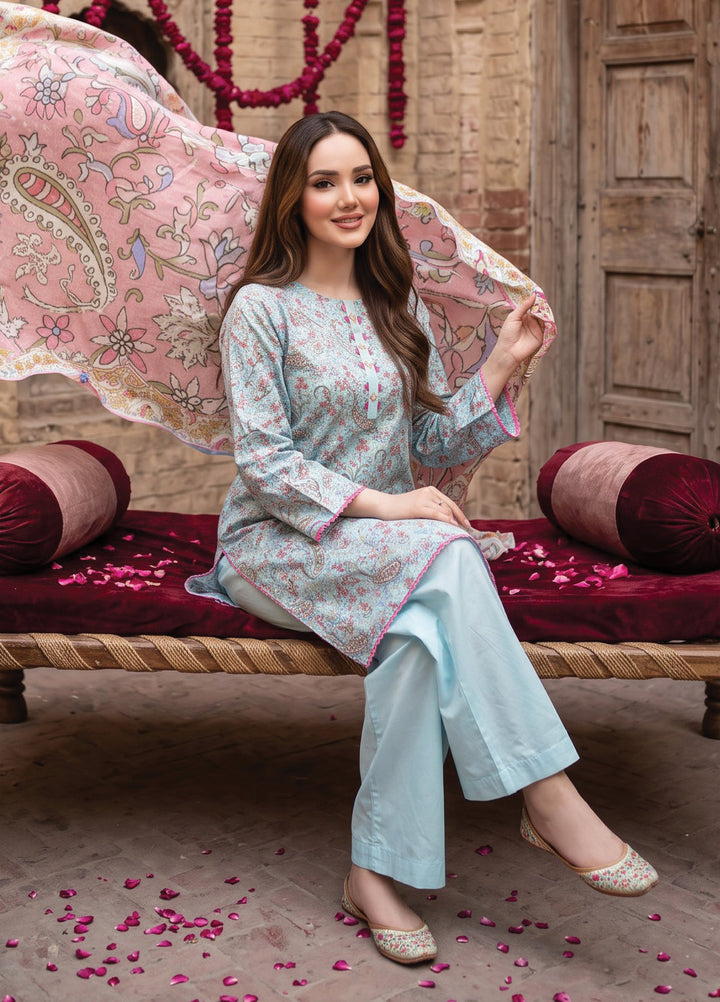 Regalia Textiles Women RTW Printed Lawn 3 Piece Suit RG26PPL D-03 - Casual Collection