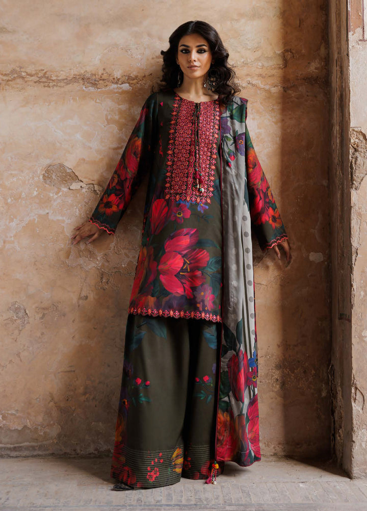 Combination by Charizma Unstitched Winter Collection Vol-02 Linen Printed 3 Piece Suits CZ25CW CCW6-18 - Winter Collection
