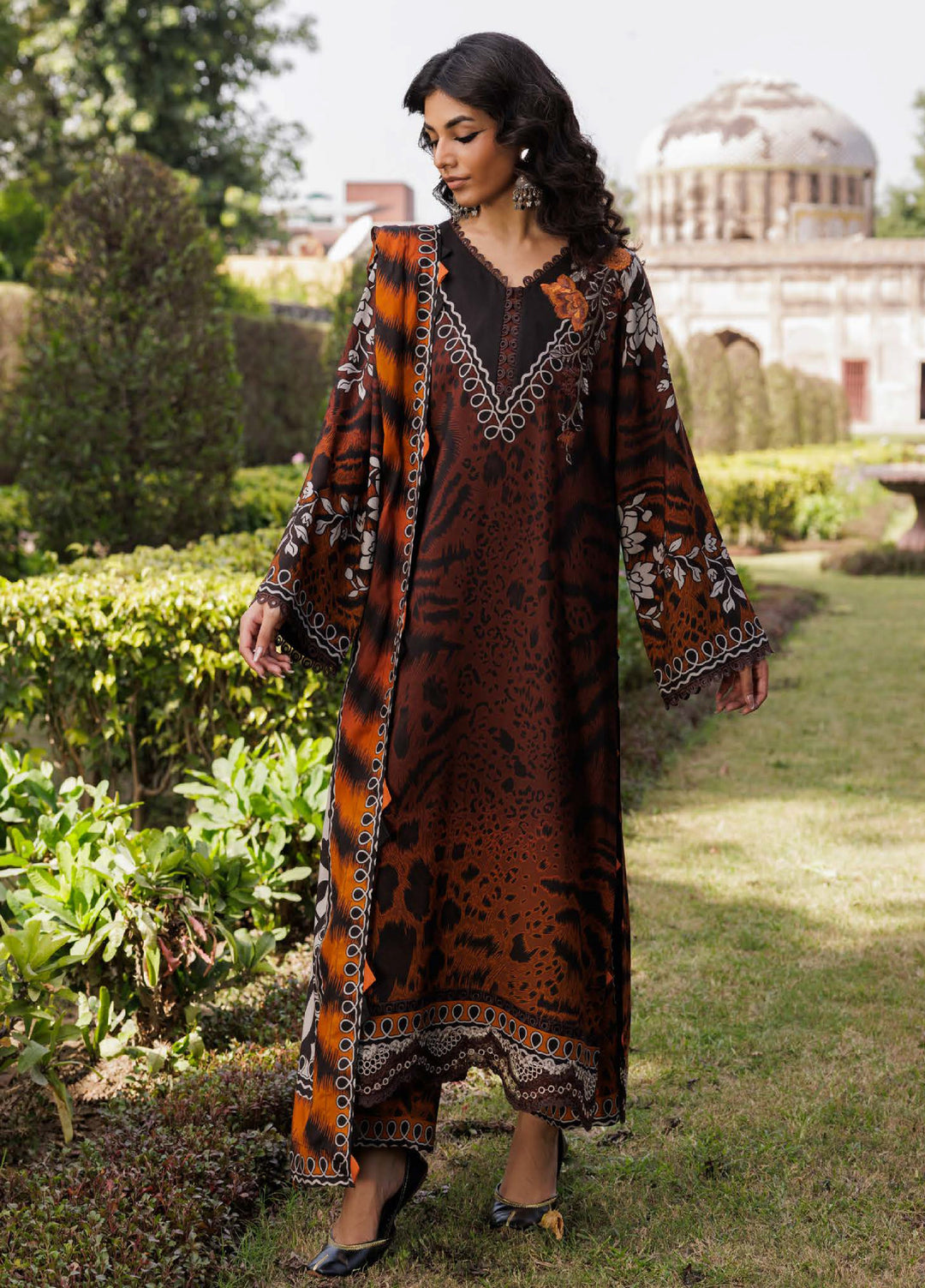 Combination by Charizma Unstitched Winter Collection Vol-02 Linen Printed 3 Piece Suits CZ25CW CCW6-15 - Winter Collection