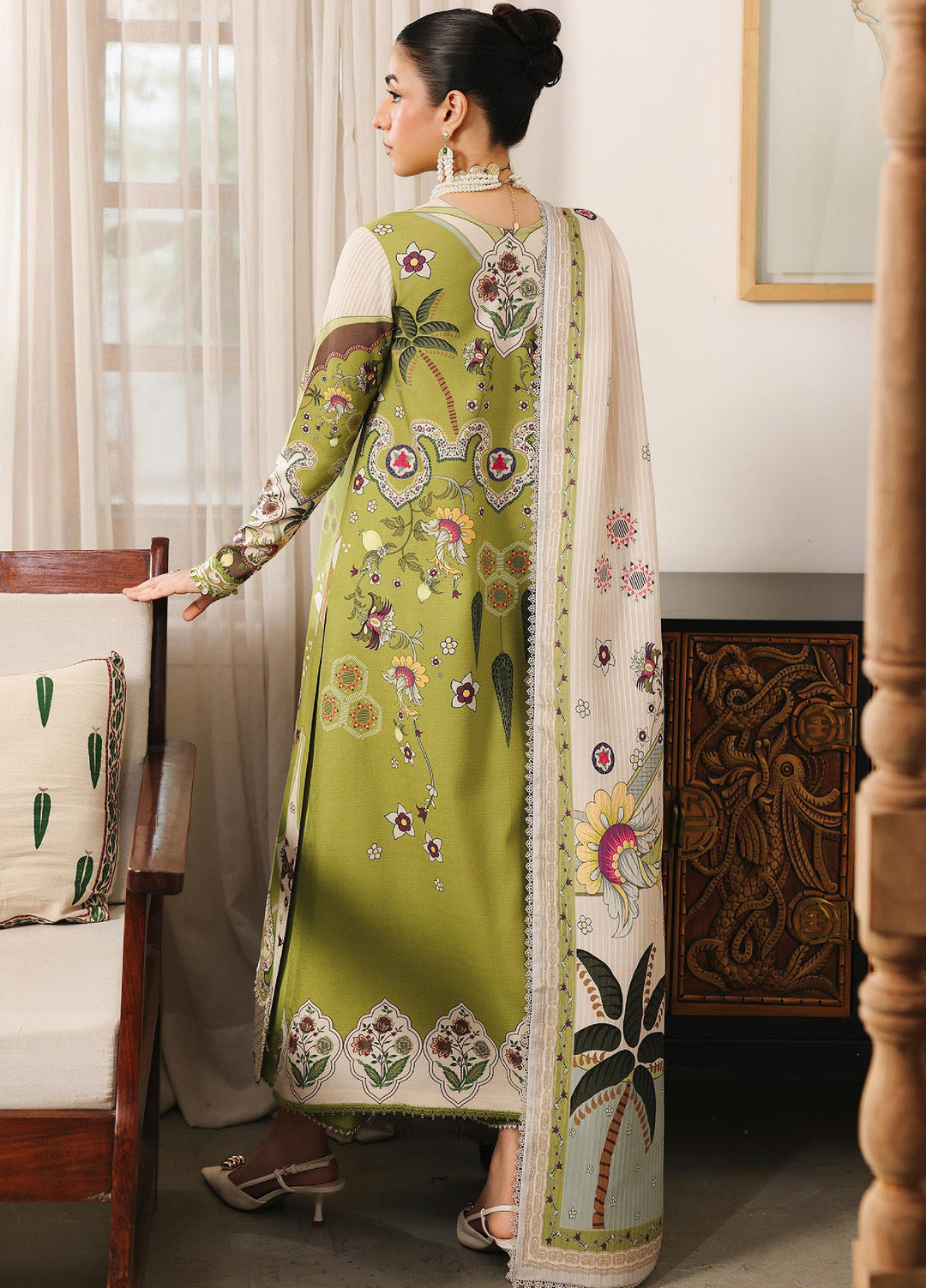 Qprints By Qalamkar Unstitched Linen Printed 3 Piece Suits QLM25PW QW-07 B Tahlia - Winter Collection