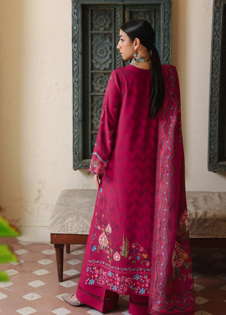 Qprints By Qalamkar Unstitched Linen Printed 3 Piece Suits QLM25PW QW-02 A Mirel - Winter Collection