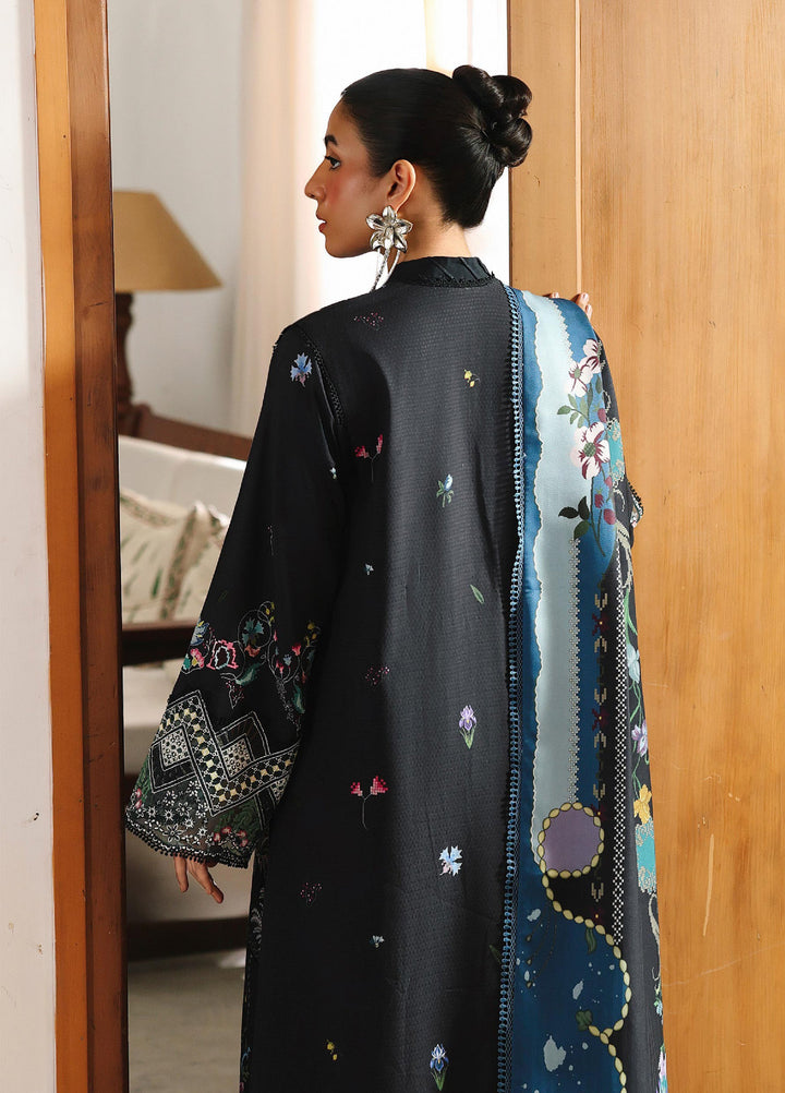 Qprints By Qalamkar Unstitched Linen Printed 3 Piece Suits QLM25PW QW-06 B Skye - Winter Collection