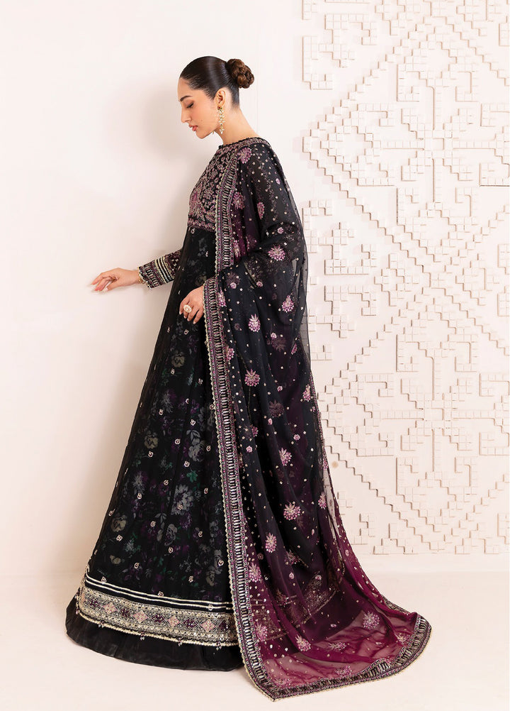 Xenia Formals Unstitched Embroidered Chiffon 3 Piece Suits XE25FU D-03 Nigira - Formal Collection